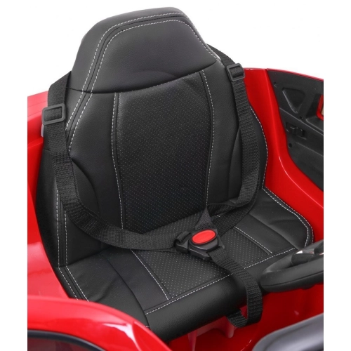 Autko dla dzieci BMW X6M Skóra Lakierowany Czerwony JJ2199